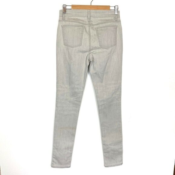 Eileen Fisher Skinny Jeans Gray Stretch Pockets 2 - Picture 4 of 8